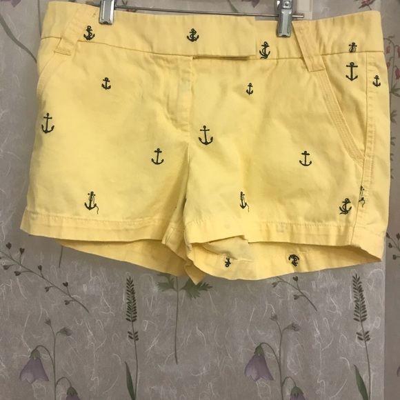 J Crew Yellow Shorts - size 8 - Picture 3 of 4